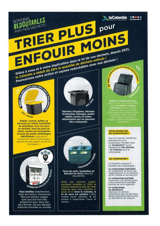 TRIER PLUS ENFOUIR MOINS